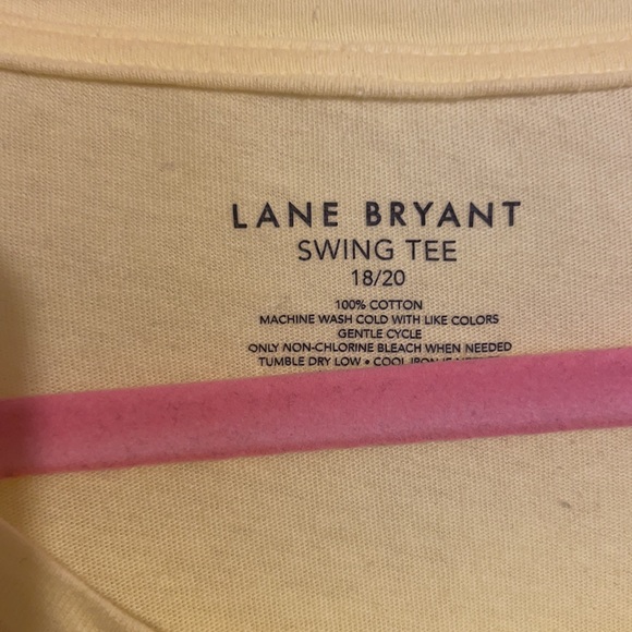 Lane Bryant Yellow Swing Tee - Picture 4 of 4